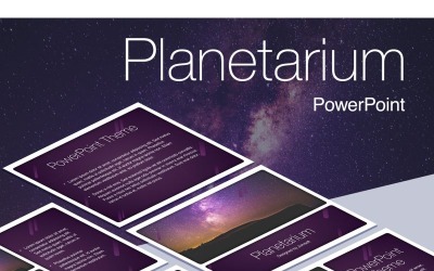 Planetárium PowerPoint sablon