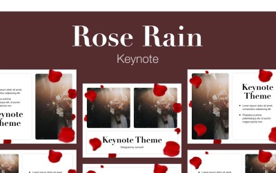 Rose Rain - modello di Keynote