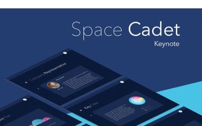 Space Cadet - Keynote şablonu