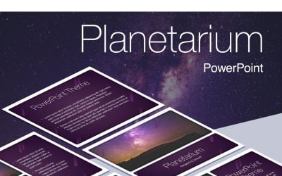 天文馆的PowerPoint模板