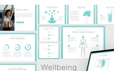 Wellbeing - šablona Keynote