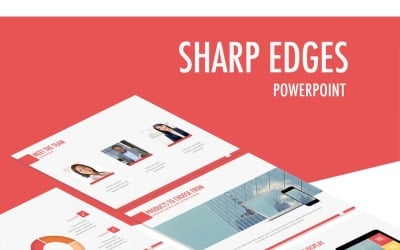 锋利的边缘PowerPoint模板