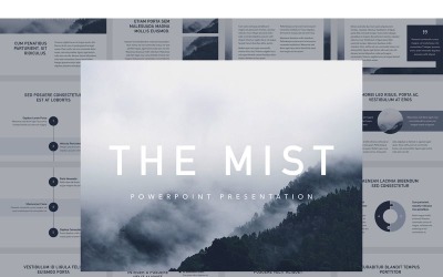 Le modèle PowerPoint de brume
