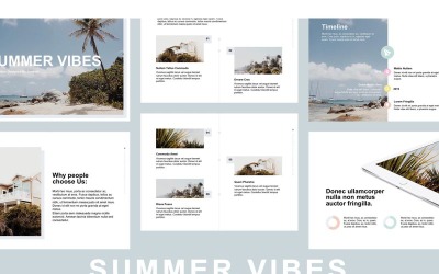 Летние флюиды Google Slides