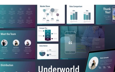 Modello PowerPoint Underworld