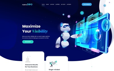 nanoSEO - SEO-mall för företagsmålsida
