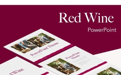 Red Wine PowerPoint template