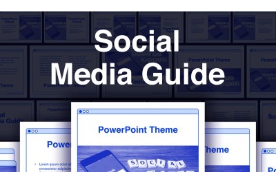 Social Media Guide PowerPoint template