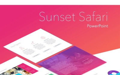 Sunset Safari PowerPoint template