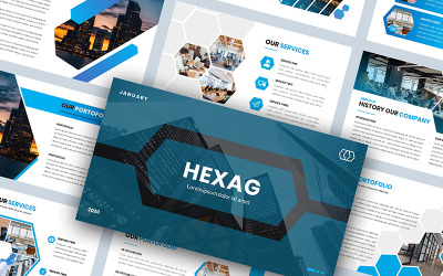 Hexag - Bussines Google Slides #96849