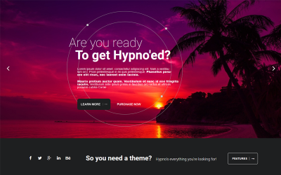 Hypno - современный адаптивный шаблон Joomla