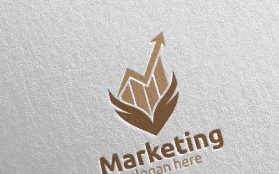Marketing Financial Advisor Design 12 Logo Template