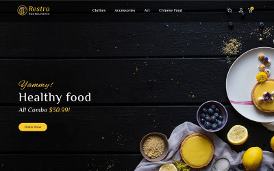 Restro Restaurant Responsive PrestaShop Theme