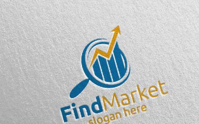 Znajdź projekt marketingowych doradców finansowych 14 Szablon logo