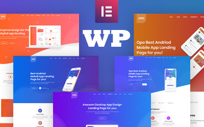 Opo - адаптивна WordPress тема для творчих додатків