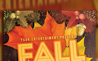 Fall Festival Flyer - Huisstijl sjabloon