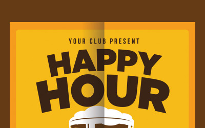 Happy Hour Beer Promo.zip - Plantilla de identidad corporativa