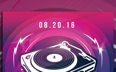 Remix Music Party - Vállalati-azonosság sablon