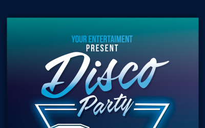 80&#039;s Disco Party - Corporate Identity Template