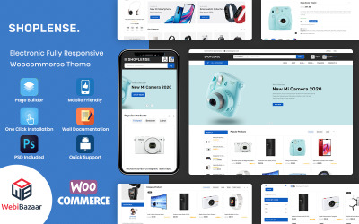 WooCommerce Theme namens "Shoplense - Electronics Premium" #97011