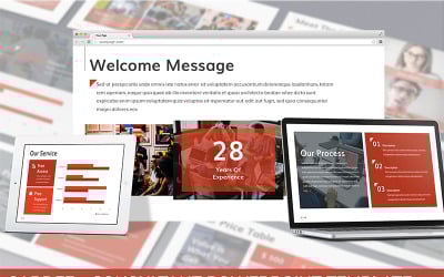 Cardee - Шаблон PowerPoint консультанта
