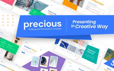 Драгоценный шаблон многоцелевой презентации PowerPoint