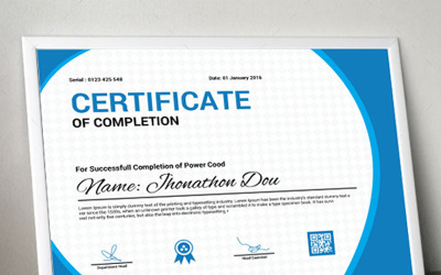 Identitetssides certifikatmall