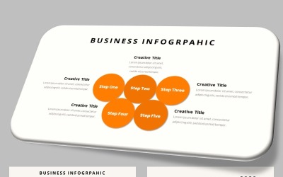 Шаблон бизнес-инфографики PowerPoint