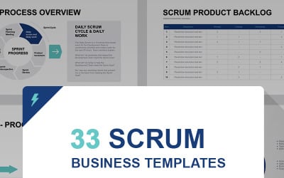 Scrum Model PPT PowerPoint template