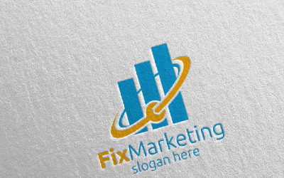 Fix Marketing Financial Advisor Design 56 Logo-Vorlage