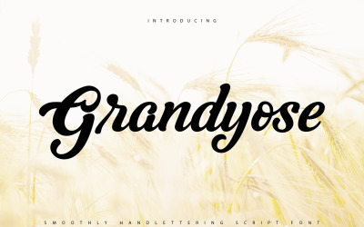 Grandiose | Reibungslose Handschrift von Kursivschrift