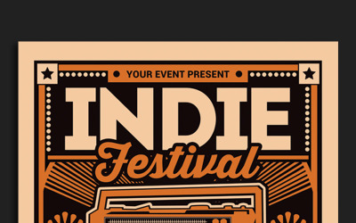 Indie Music Flyer - Corporate Identity Template