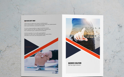 Orange Ascend Brochure - Corporate Identity Template