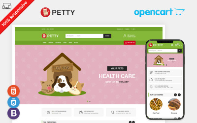 Petty - OpenCart 模板