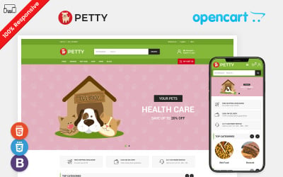 Petty - OpenCart-sjabloon