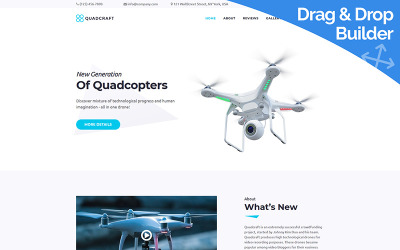 Quardcraft - Szablon Drone Moto CMS 3