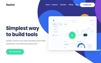 Rashni - адаптивная тема WordPress для маркетинга и программного обеспечения