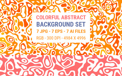 Colorful Abstract Set Background