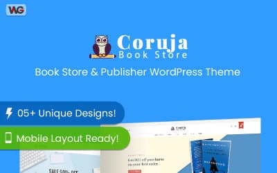Coruja - Book Store & Publisher WooCommerce Theme