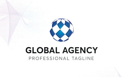 Global logotyp mall