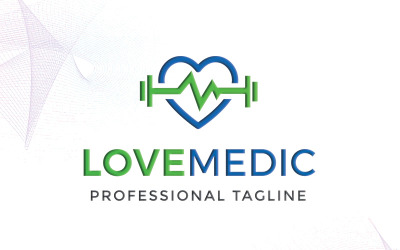 Modèle de logo LoveMedic
