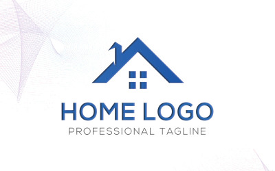 Modello di logo di casa