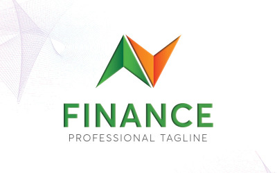 Modello di logo di finanza