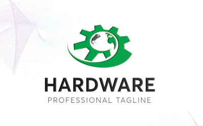 Plantilla de logotipo de hardware