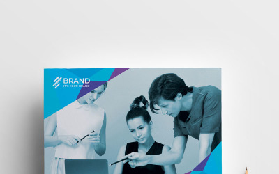 Brand - Flyer Vol_55 - Vorlage für Corporate Identity
