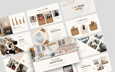 Mezzanine - Inredning Presentation PowerPoint-mall