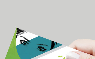 Mical Smith - Kreativt visitkort - Mall för företagsidentitet