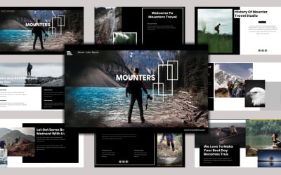 Mounter - Modèle PowerPoint de entreprise créative