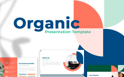 Organik Sunum PowerPoint şablonu