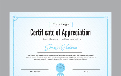 Appreciation Certificate Template 97529